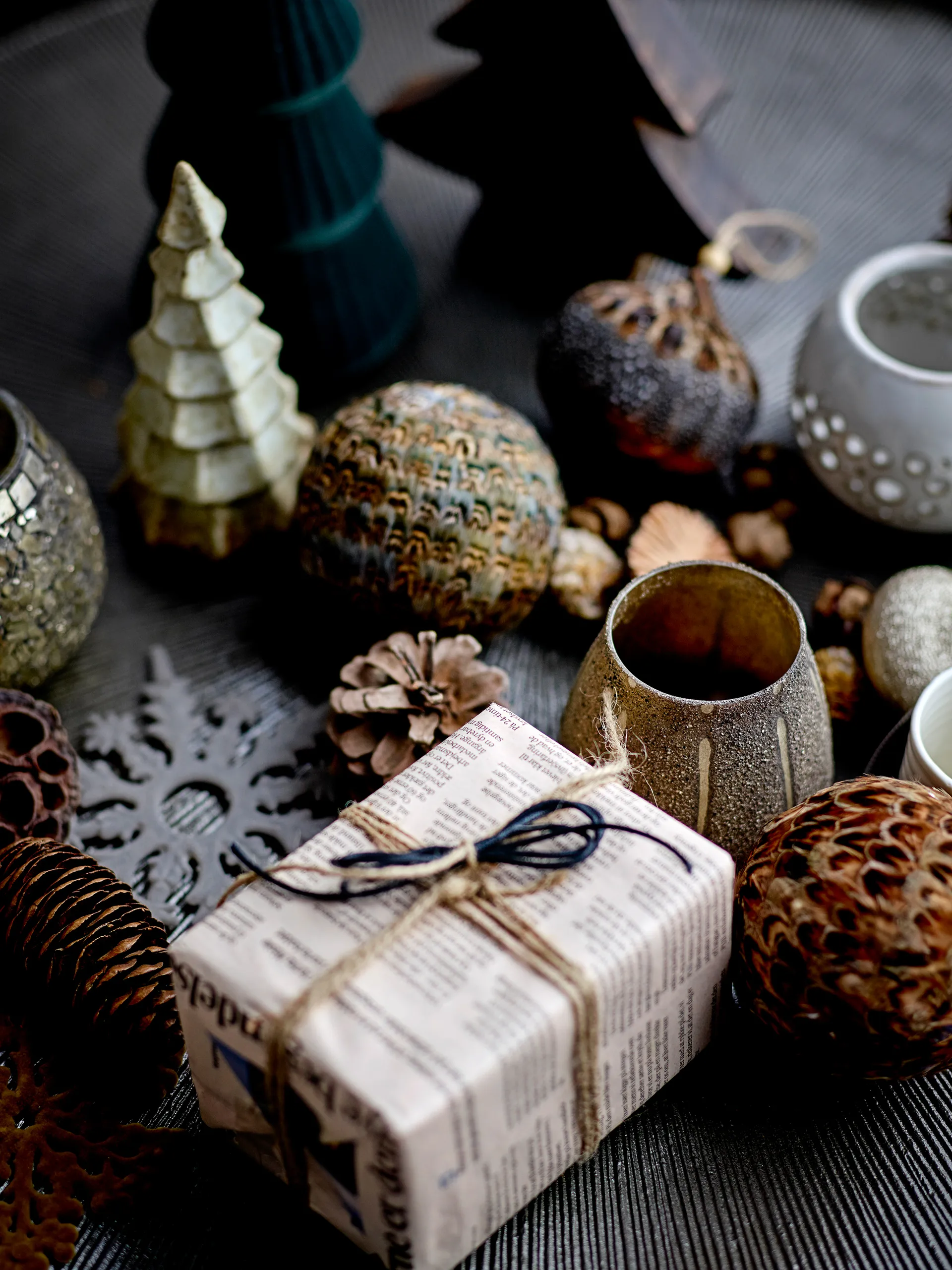 Misba Weihnachtskugel Ø9cm 4 Teile, Multi Bloomingville