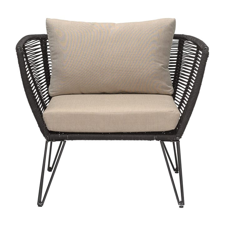 Mundo Loungesessel, Black-beige Bloomingville