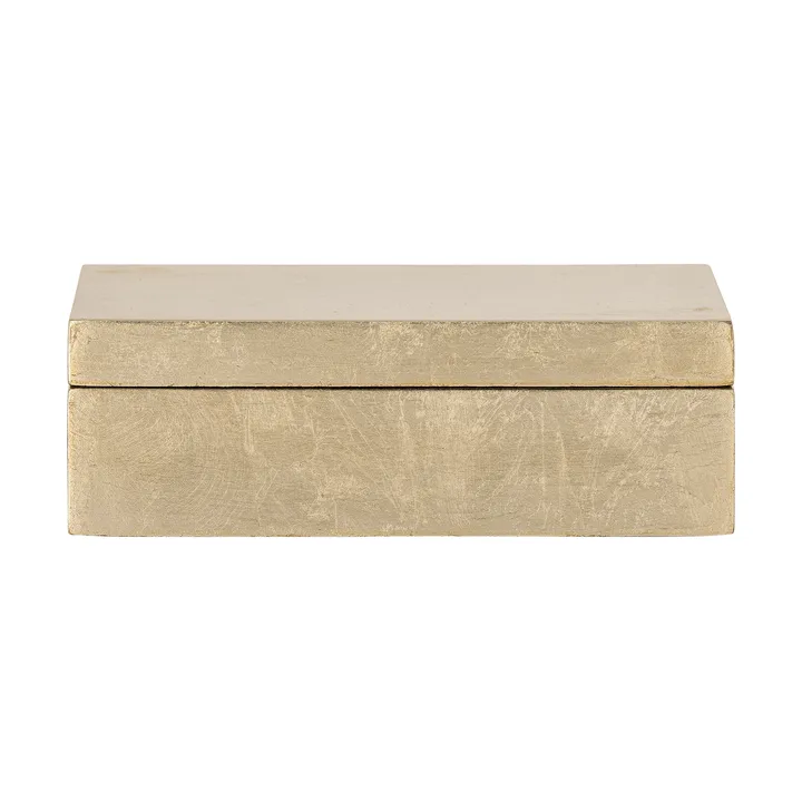 Nenon Schale mit Deckel - Gold, 15,5x11 cm - Bloomingville