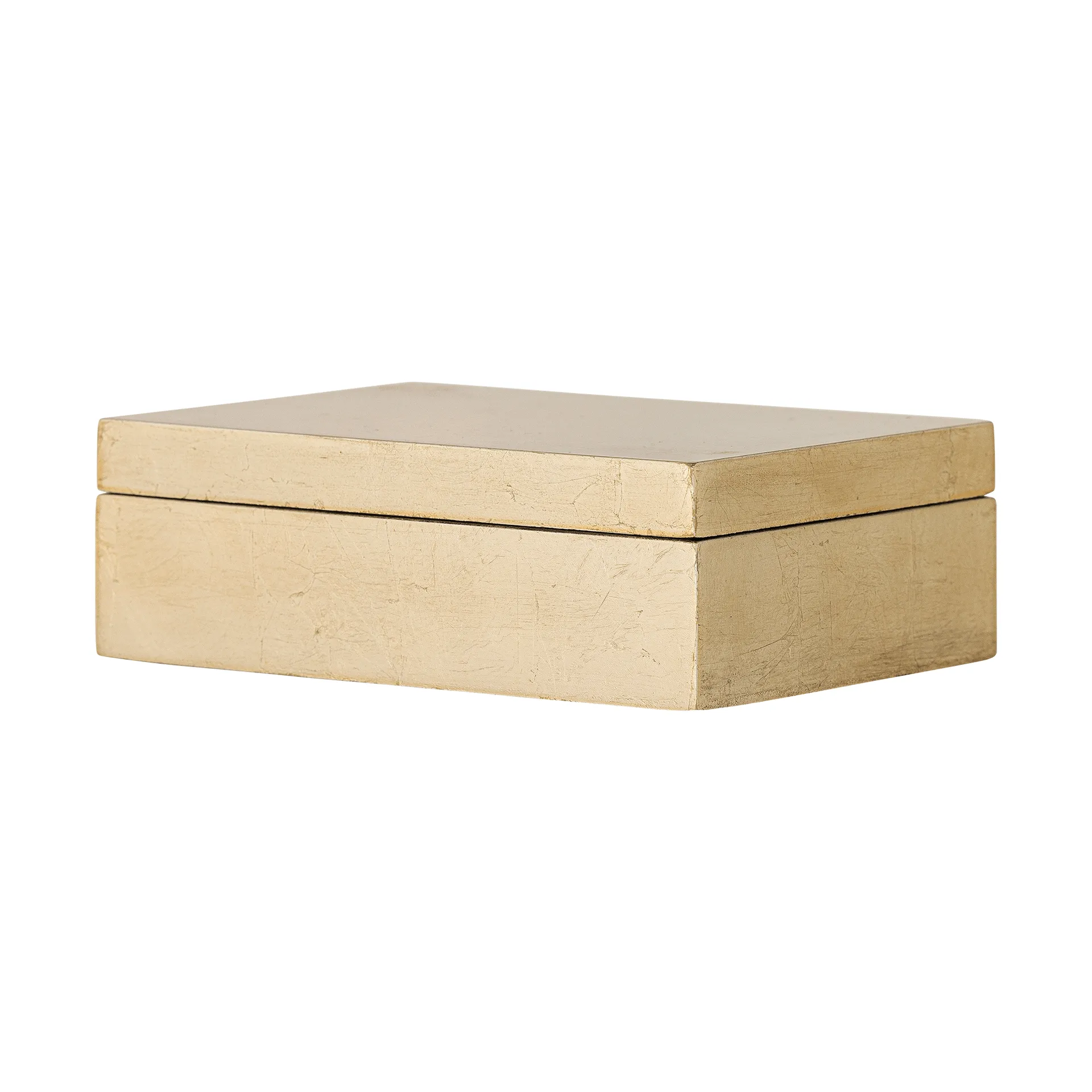 Nenon Schale mit Deckel, Gold, 15,5x11 cm Bloomingville