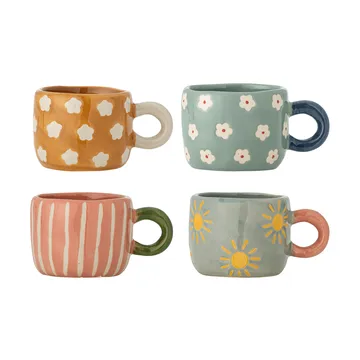 Nini Becher - Multi, 4-teilig - Bloomingville