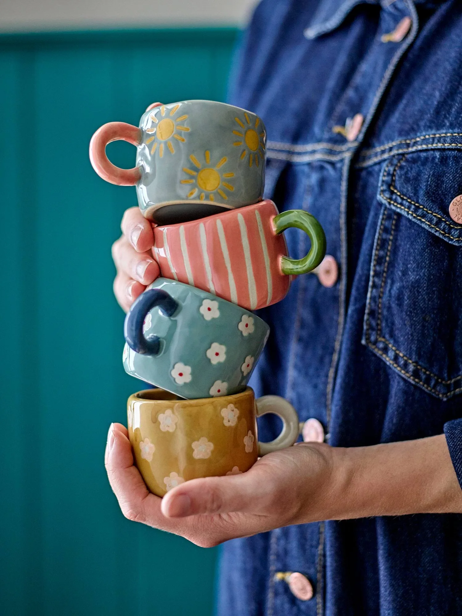 Nini Becher, Multi, 4-teilig Bloomingville
