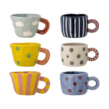 Nini Becher - Multi, 6-teilig - Bloomingville