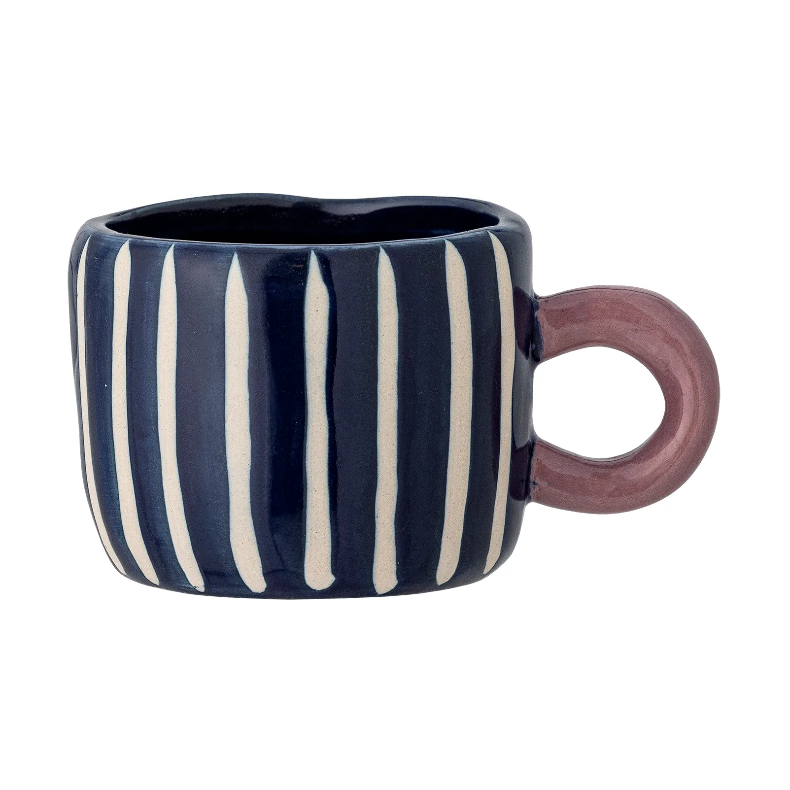 Nini Tasse 11,5 cl, Blau-gestreift Bloomingville