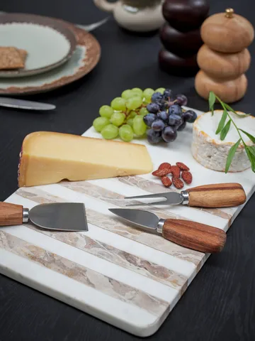 Novelle Marmor-Schneidebrett 38x22,5 cm - Weiß - Bloomingville