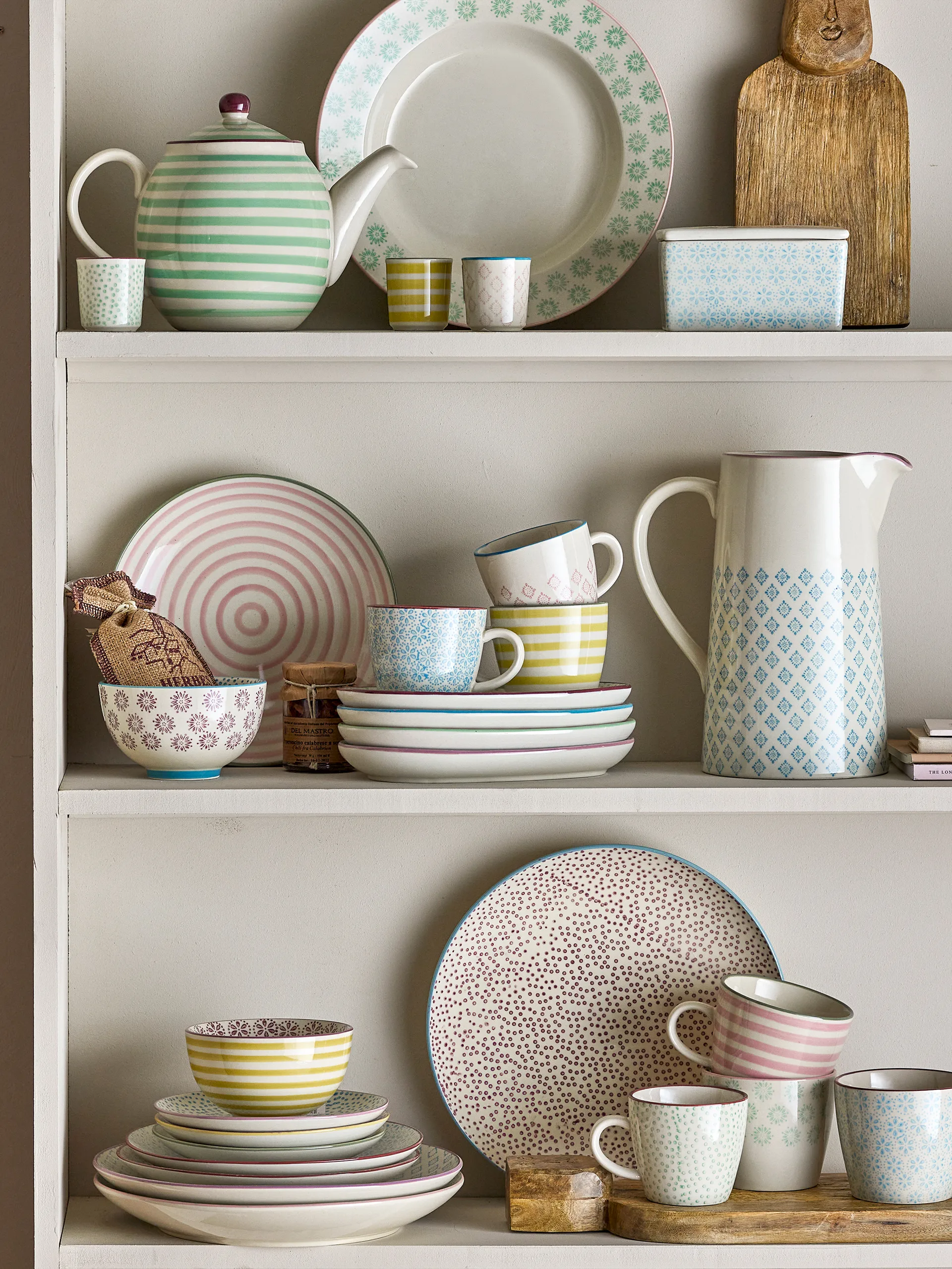 Patricia Tasse 30 cl 3 Teile Blau Bloomingville