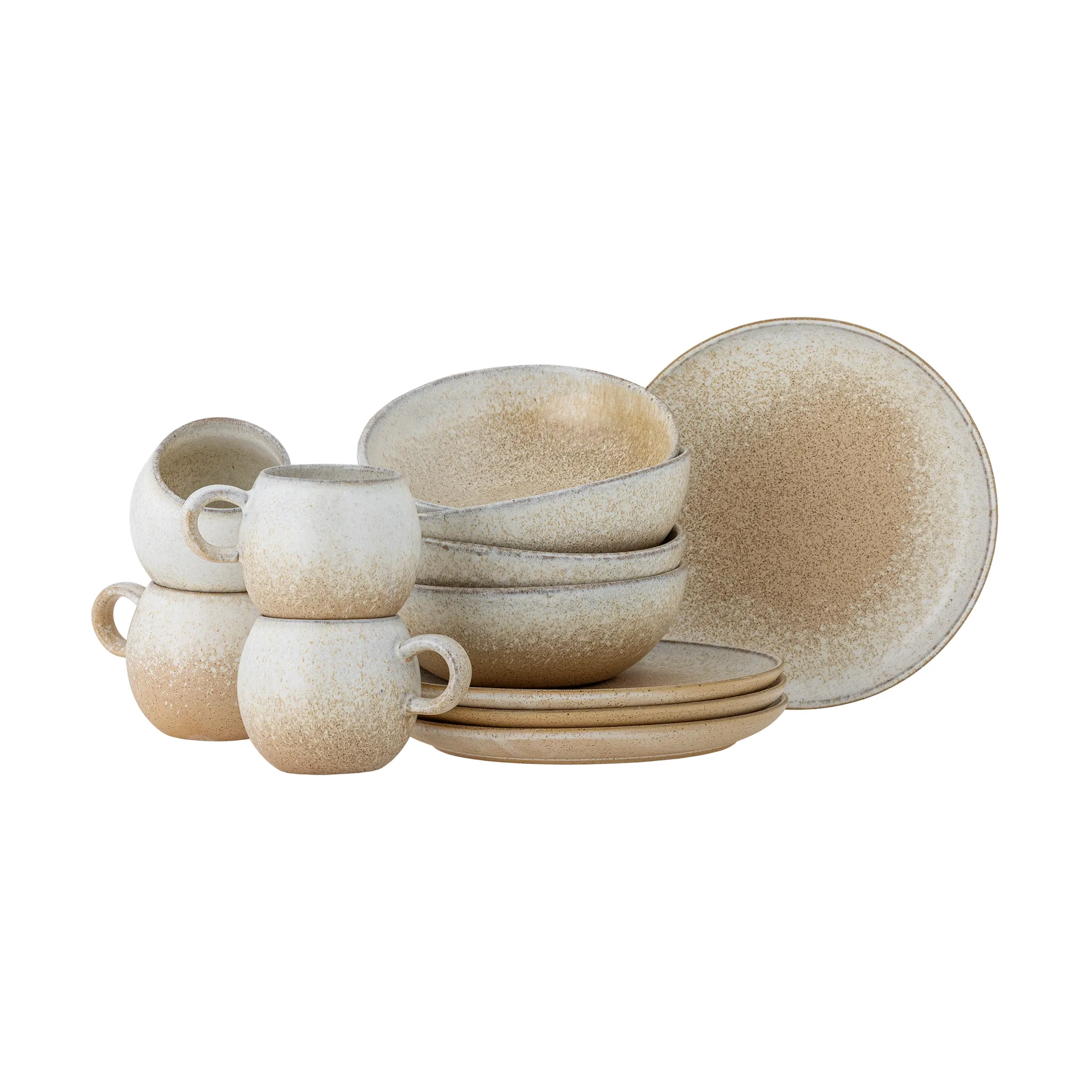Paula Frühstücksset 12 Teile, Natur Bloomingville