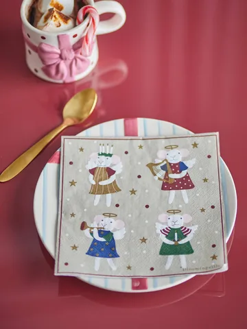 Peo Papierserviette - Multi, 33x33 cm - Bloomingville
