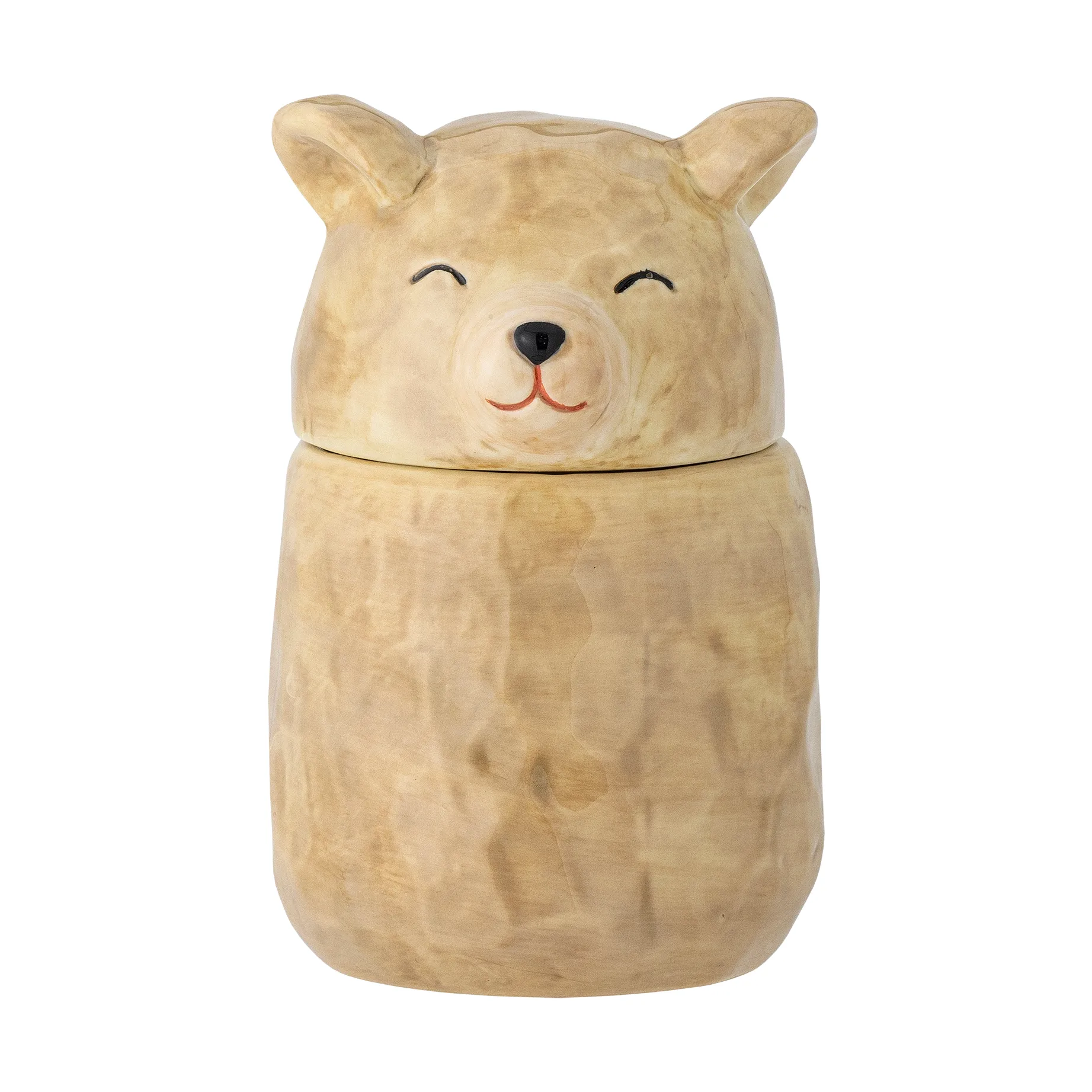 Puk Büchse mit Deckel Ø7 cm, Braun Bloomingville