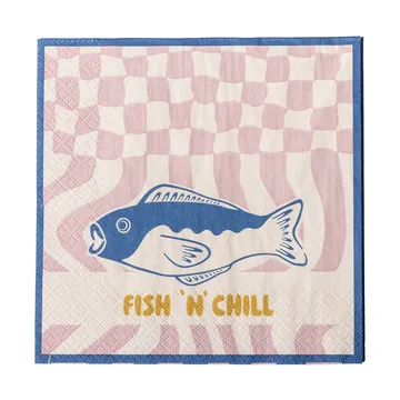 Remy Papierserviette 20-teilig - Blau - Bloomingville