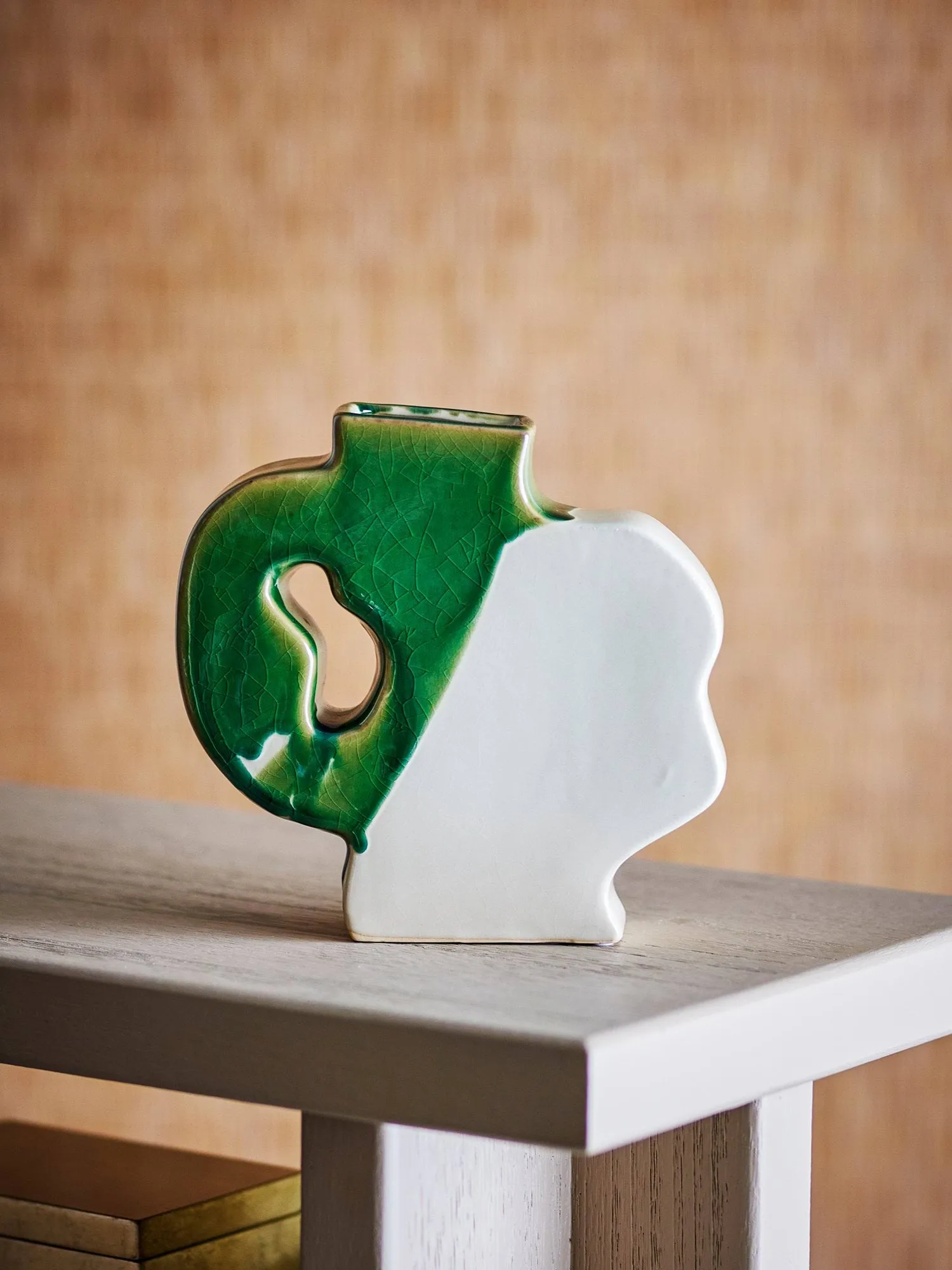 River Vase, Grün, 20,5x20 cm Bloomingville