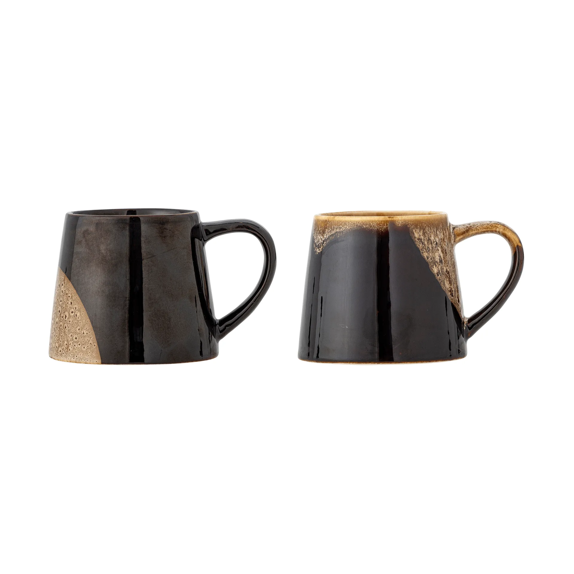 Rye Becher, Brown, 2-teilig Bloomingville