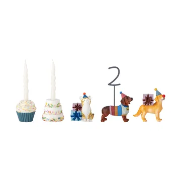 Salve Geburtstagsdekoration 15 Teile - Multi - Bloomingville