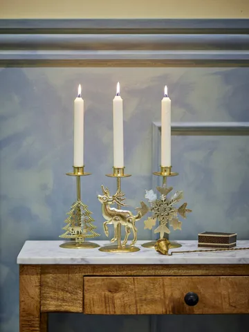 Sauda Kerzenhalter - Gold, 3-teilig, 20 cm - Bloomingville