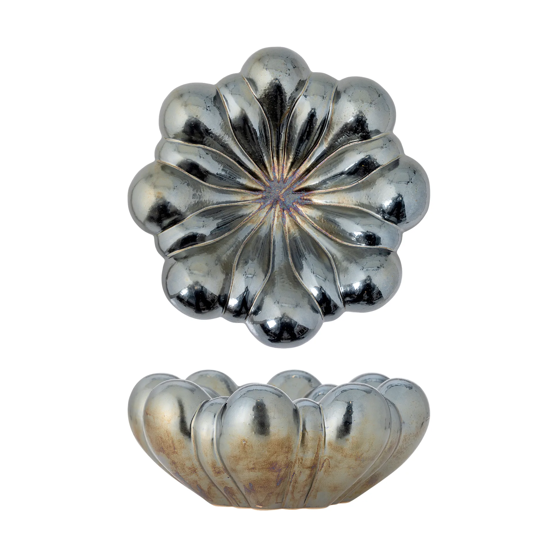 Sheeran Schale Ø31 cm, Silber Bloomingville