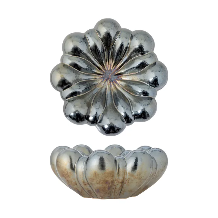 Sheeran Schale Ø31 cm - Silber - Bloomingville