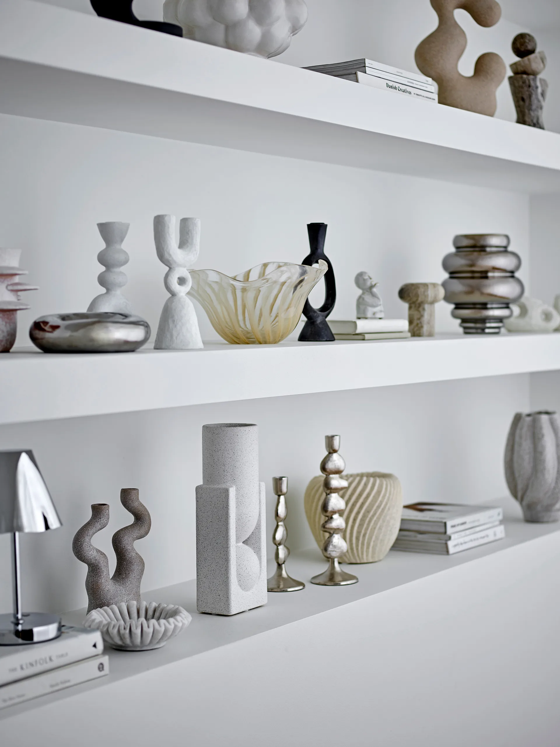 Shine Dekorationsschale Ø18 cm, Silber Bloomingville