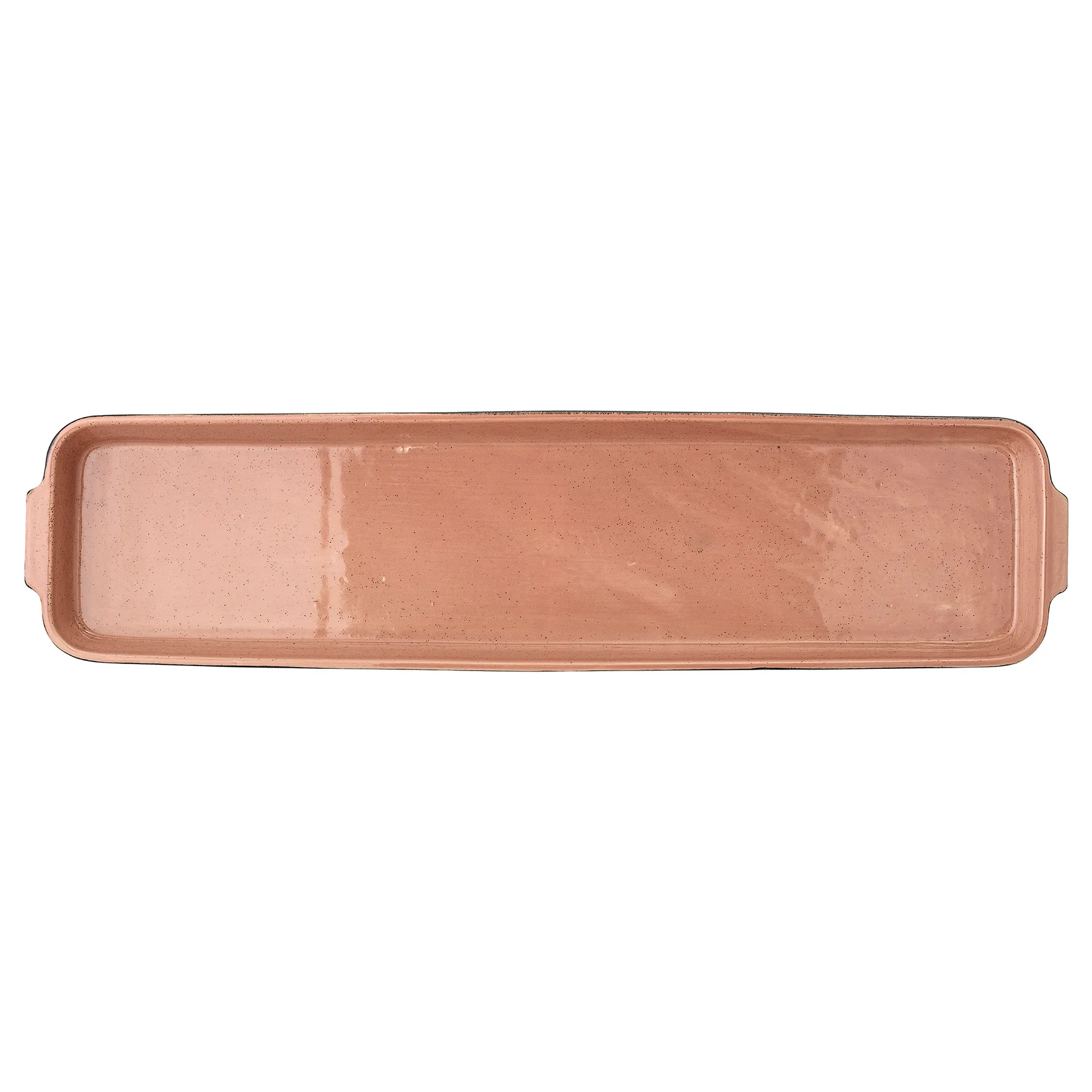 Sienna Servierteller, Orange-schwarz Bloomingville