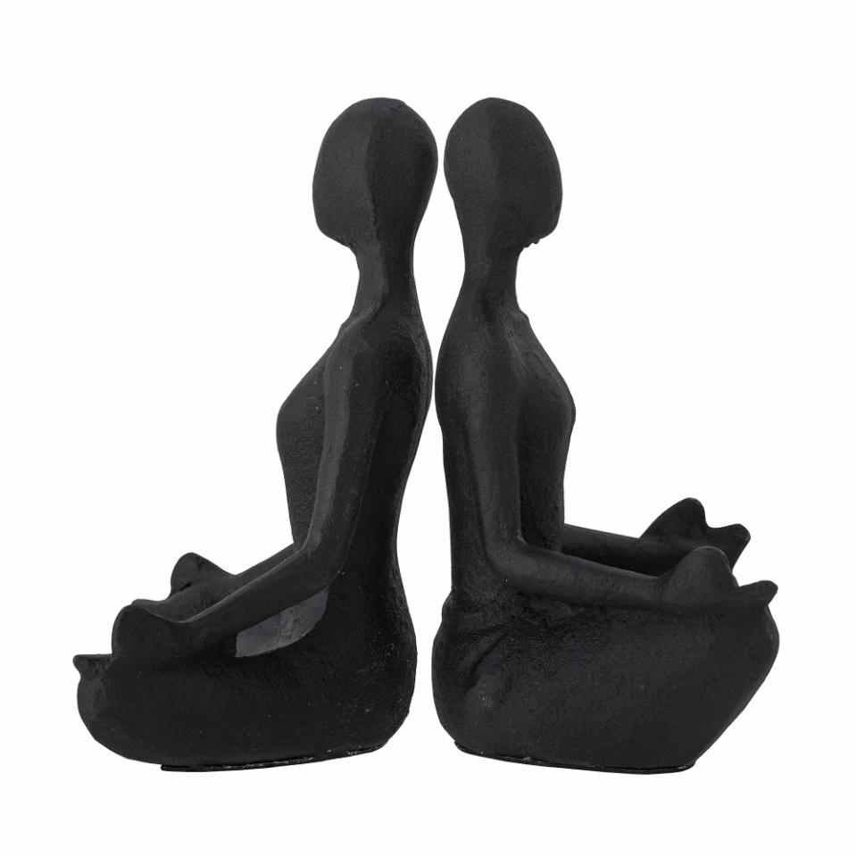 Bloomingville Talya Buchstützen 2er-Pack Schwarz