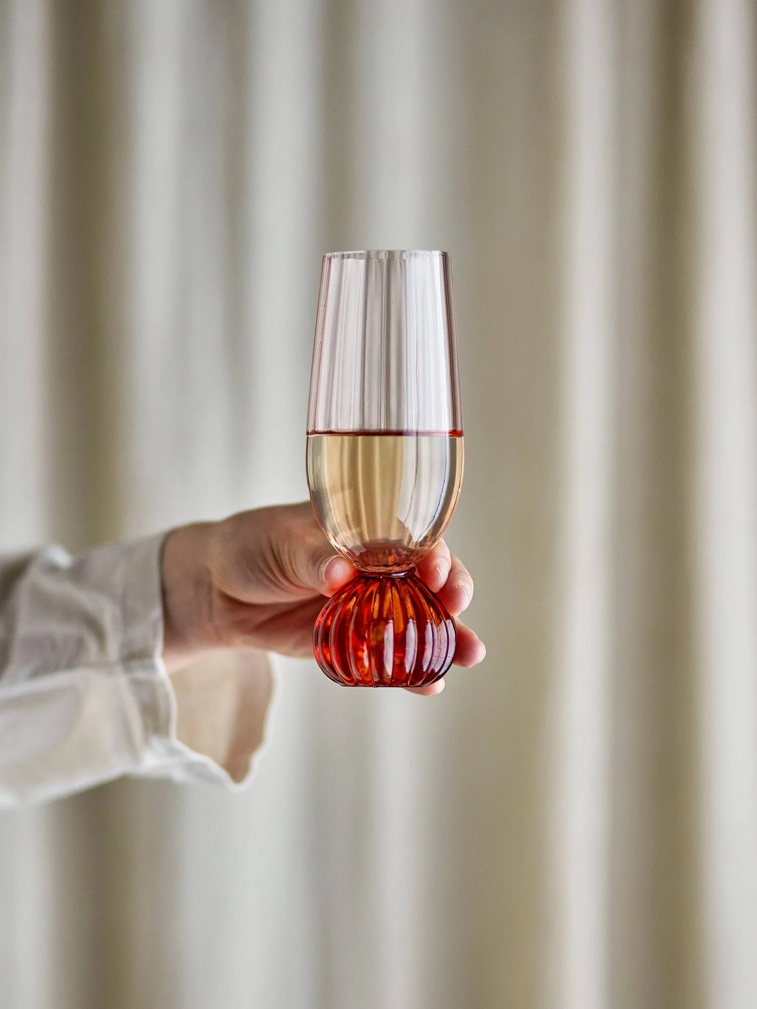 Taurin Champagnerglas 25 cl, Rose Bloomingville