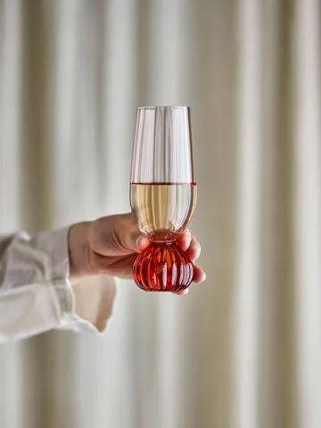 Taurin Champagnerglas 25 cl - Rose - Bloomingville