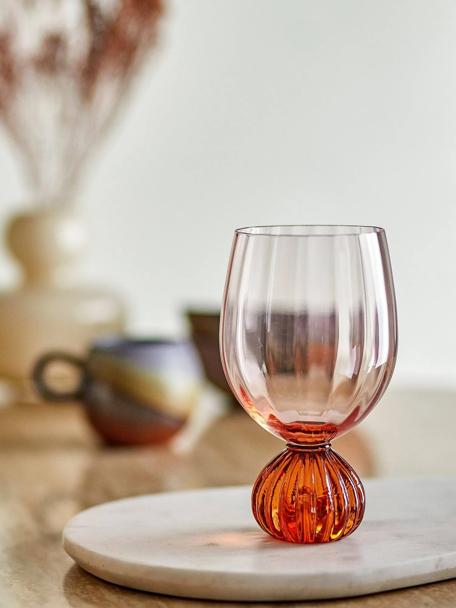 Taurin Weinglas 43 cl, Rose Bloomingville