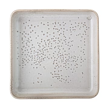 Thea Servierteller Steingut 25 x 25cm - Grau - Bloomingville