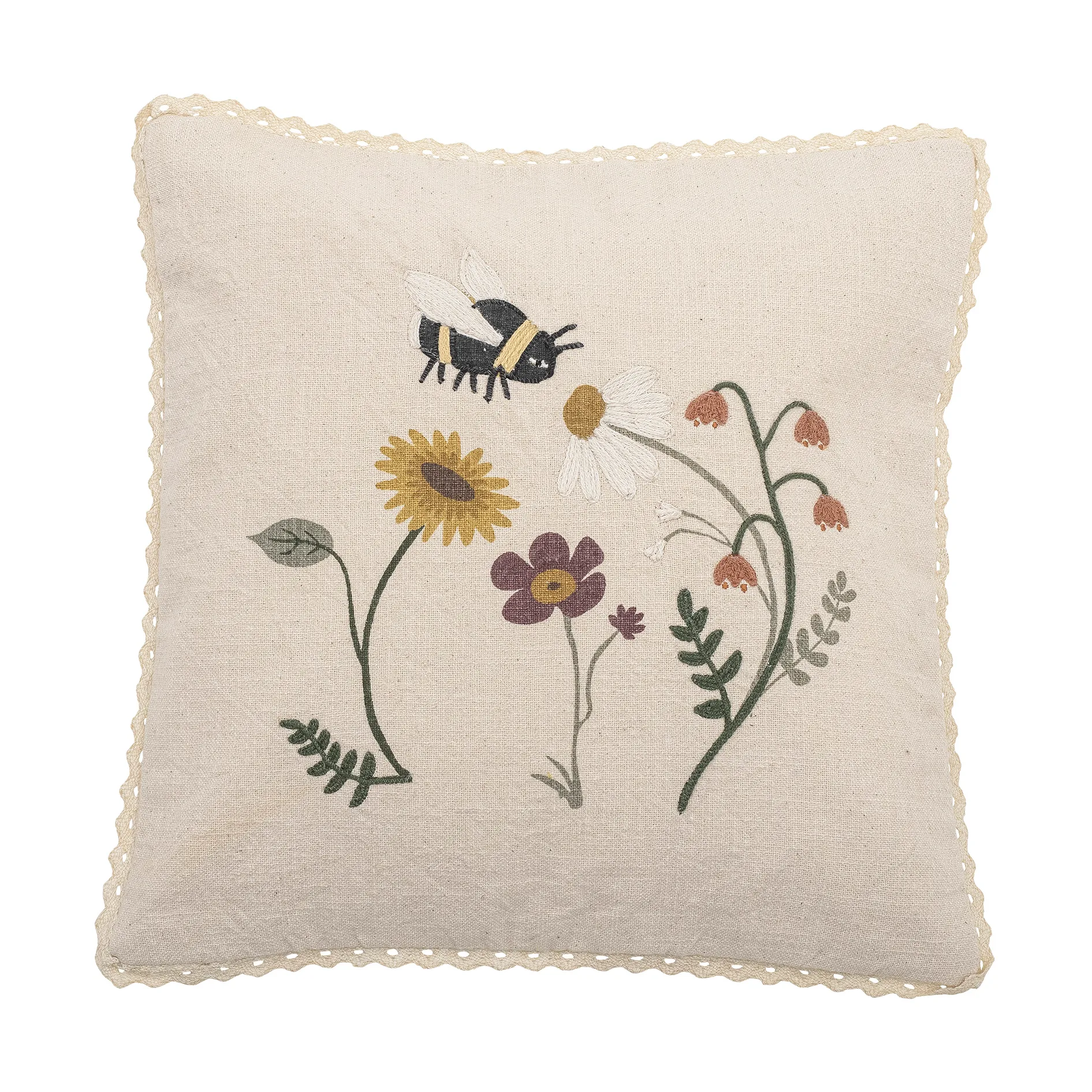 Tibbe Kissen 40x40 cm, Nature floral Bloomingville