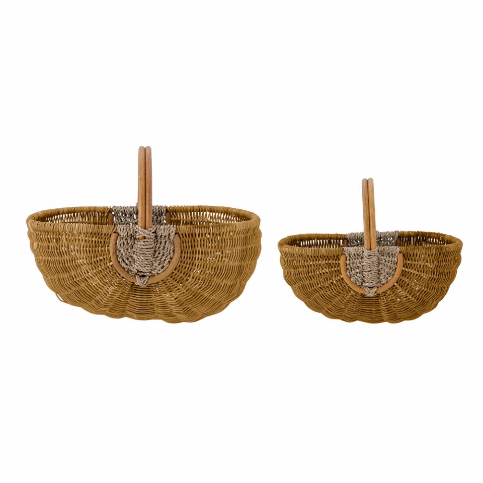 Bloomingville Vibber Korb 2er-Pack Braun