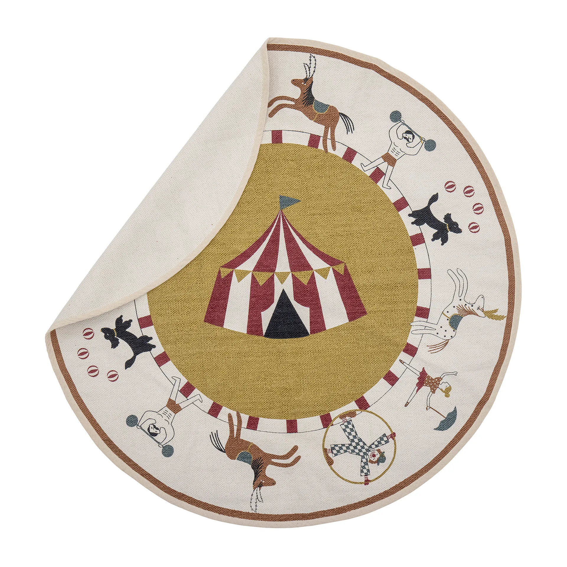 Ville Teppich Ø110cm, Zirkus Bloomingville