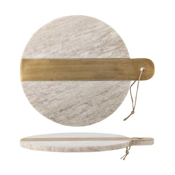 Villette Schneidebrett Marmor 25x30,5 cm - Natur - Bloomingville