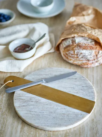 Villette Schneidebrett Marmor 25x30,5 cm - Natur - Bloomingville