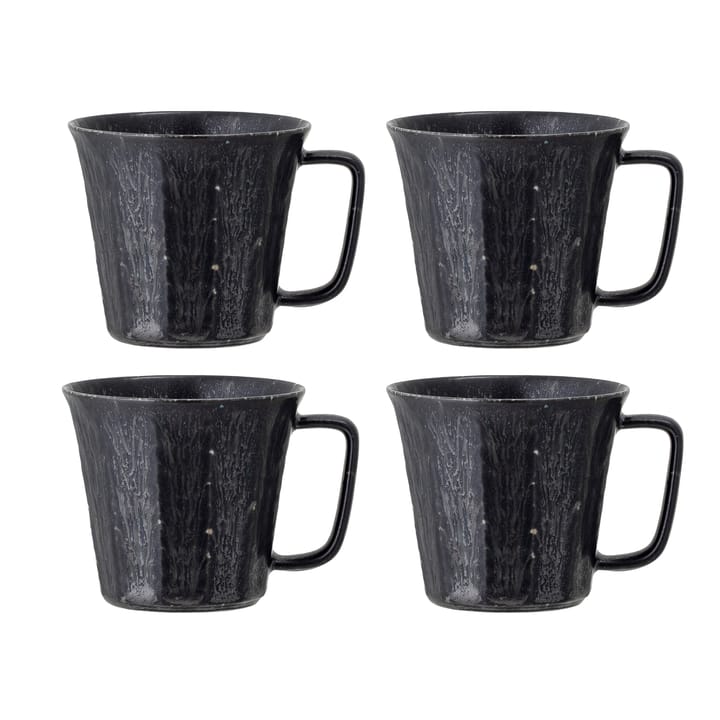 Yoko Tasse 32cl 4er Pack - Schwarz - Bloomingville