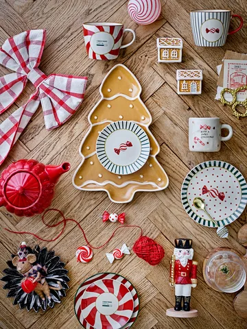 Yule Teller Ø16 cm - Natur-rot - Bloomingville