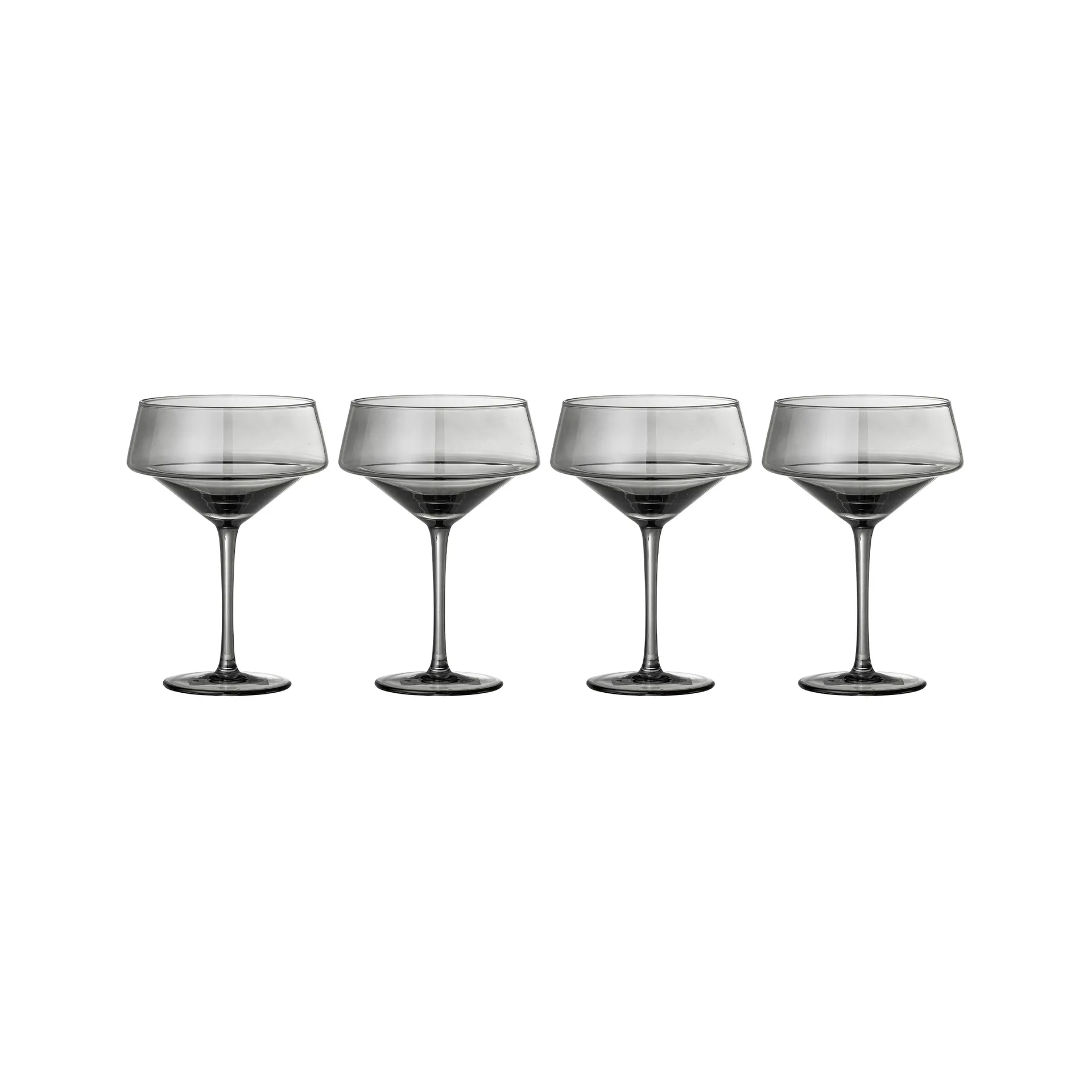 Yvette Cocktailglas 33cl 4er Pack, Grau Bloomingville