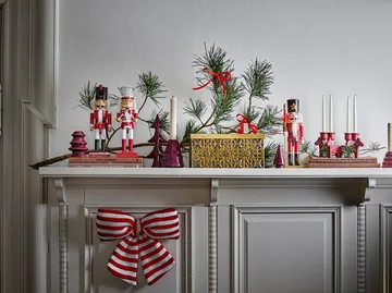 Zahlen-Adventsleuchter - Rot, 23 cm - Bloomingville