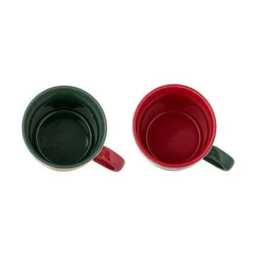 Zahlen Becher - Multi, 2-teilig, 30 cl - Bloomingville