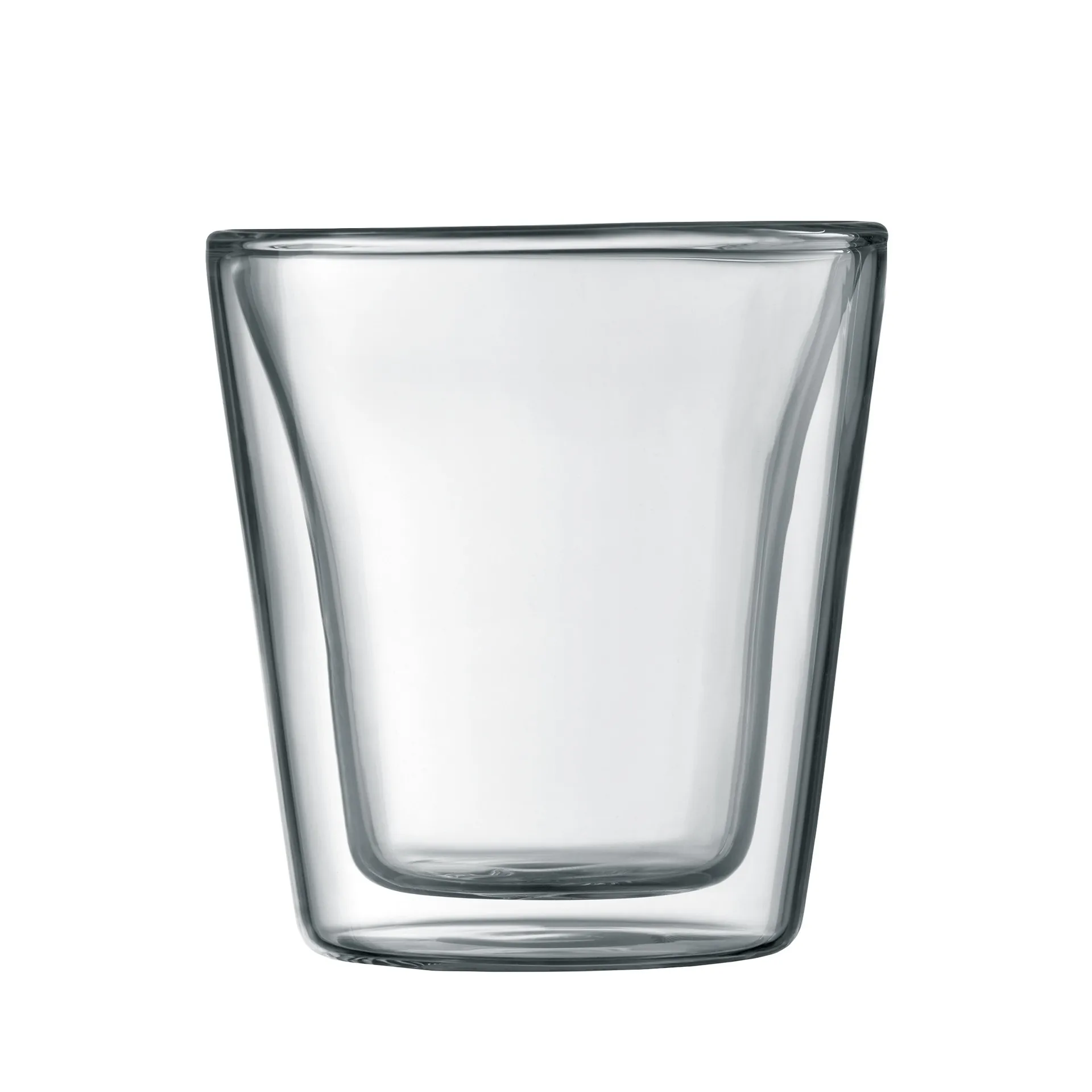 Canteen Becher Glas 2er Pack, 0,1 Liter Bodum