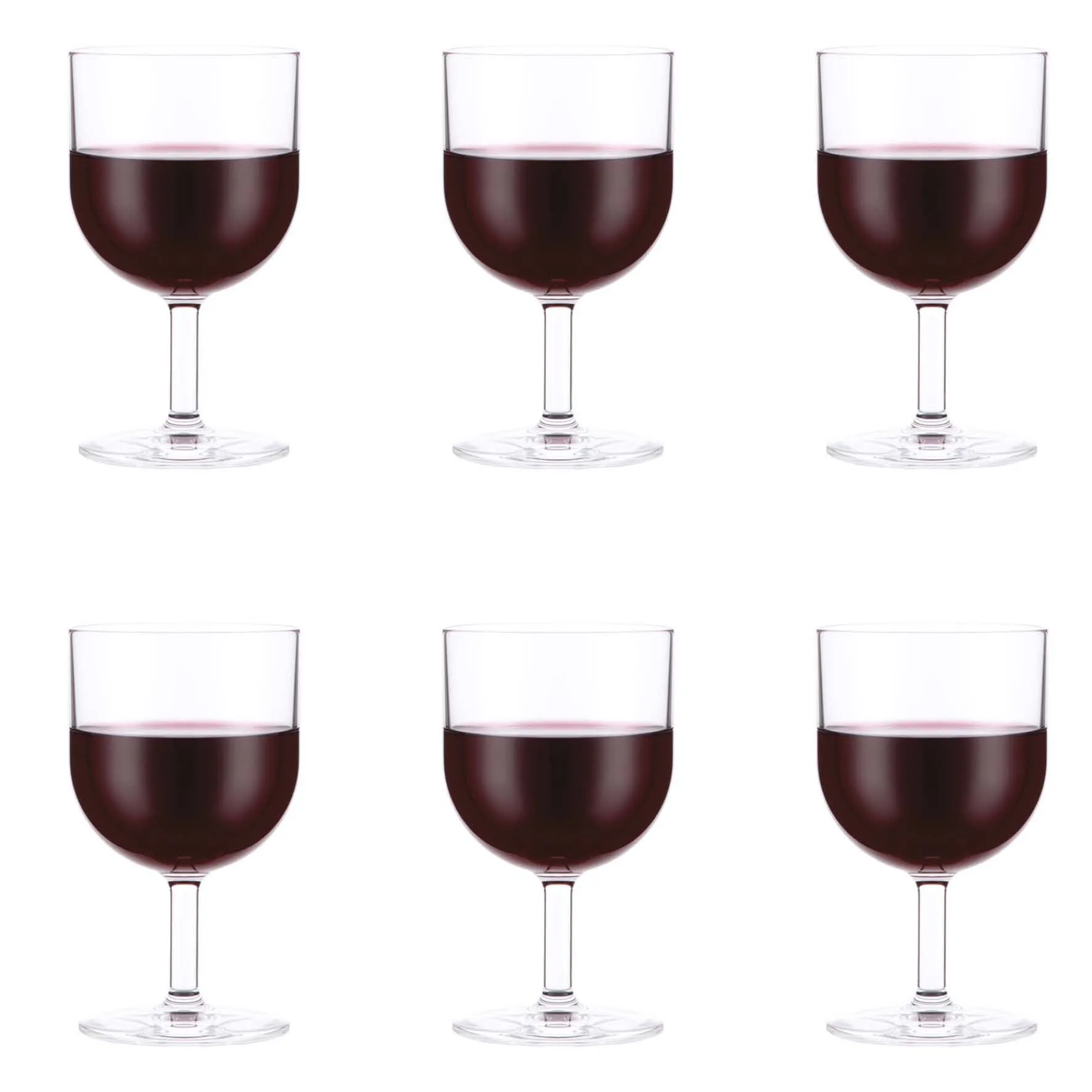 Oktett rotvinsGlas 6er Pack, 25cl Bodum