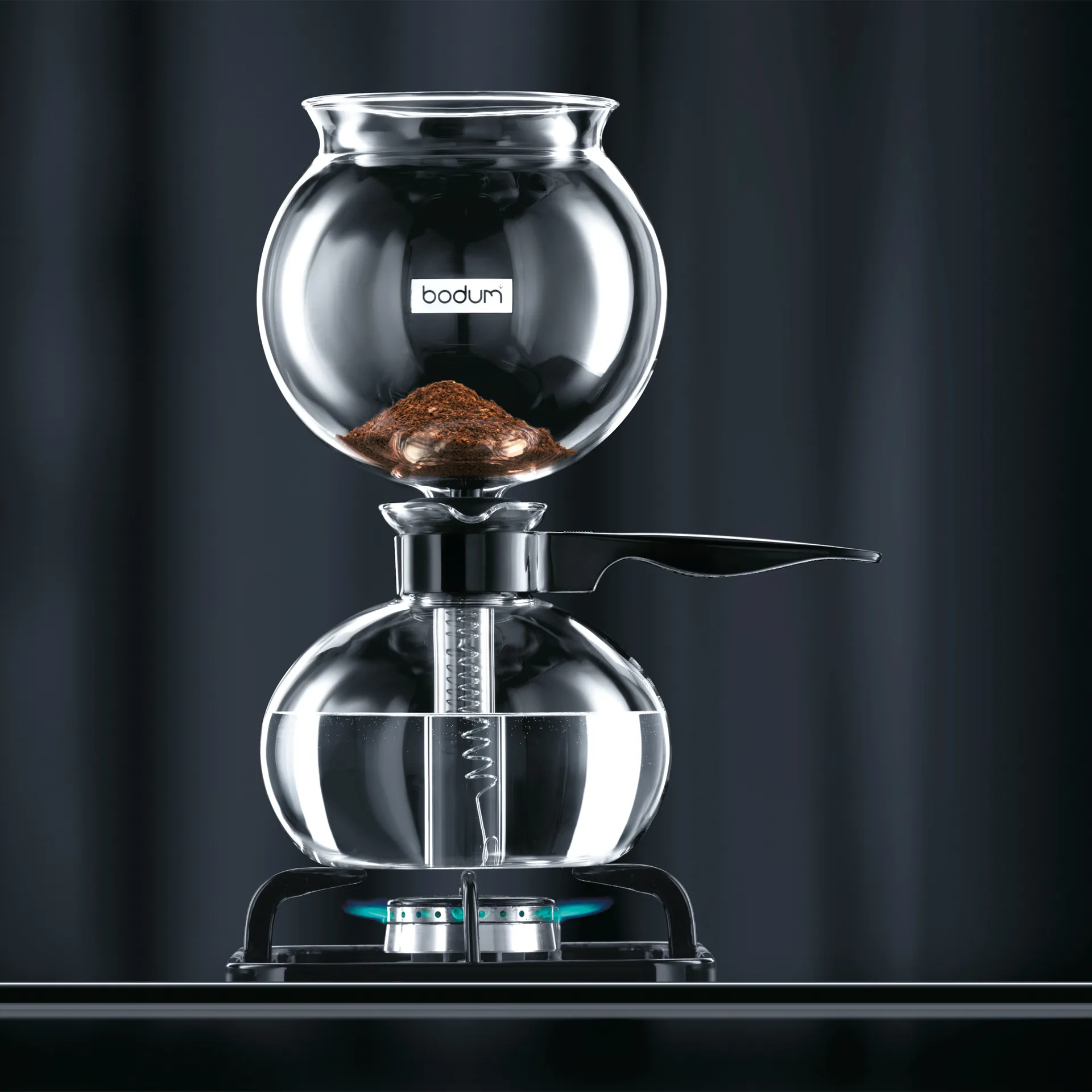 Pebo Vakuum-Kaffeemaschine 1 L, 8 Kupfer Bodum