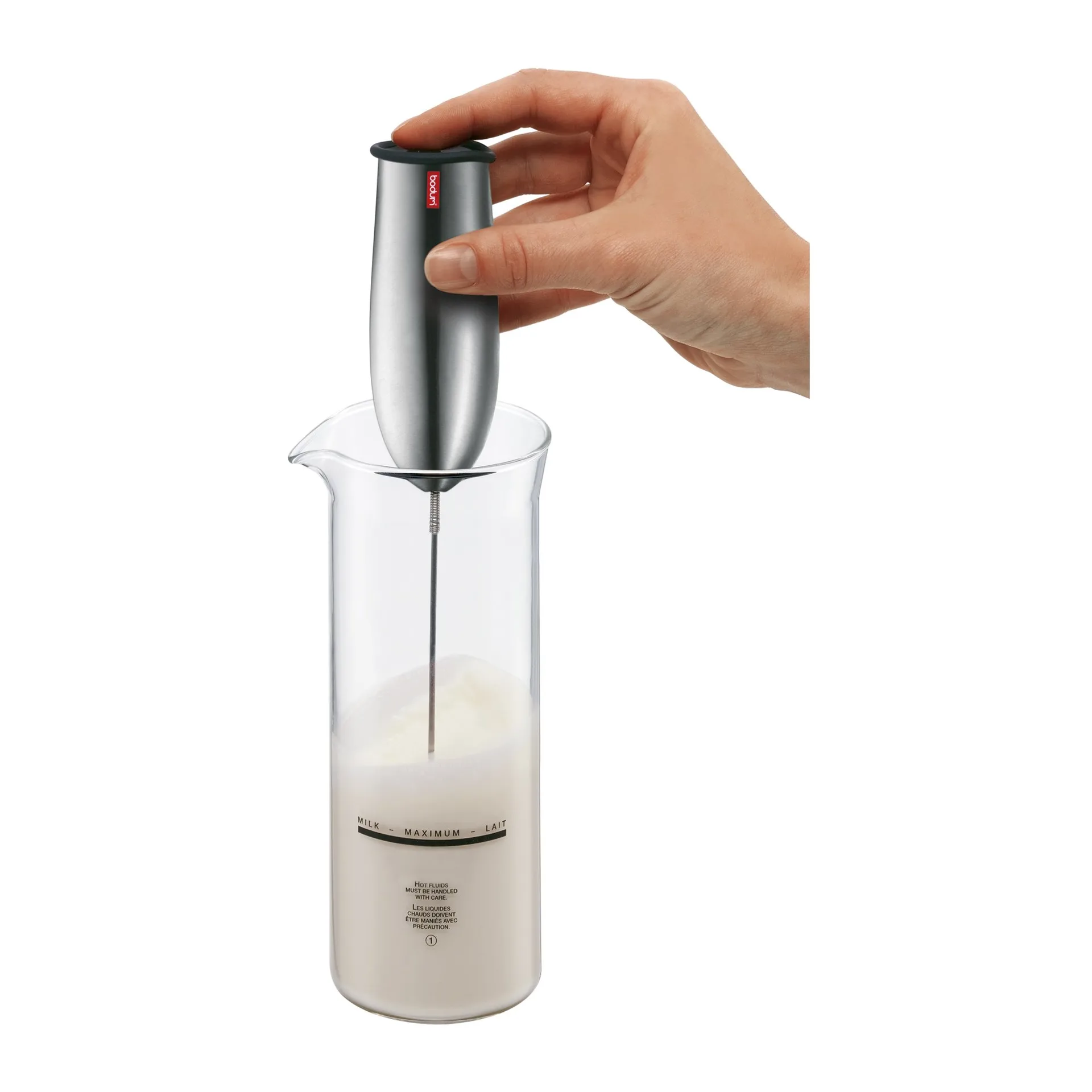 Schiuma Milkschäumer Chrom, Chrom Bodum