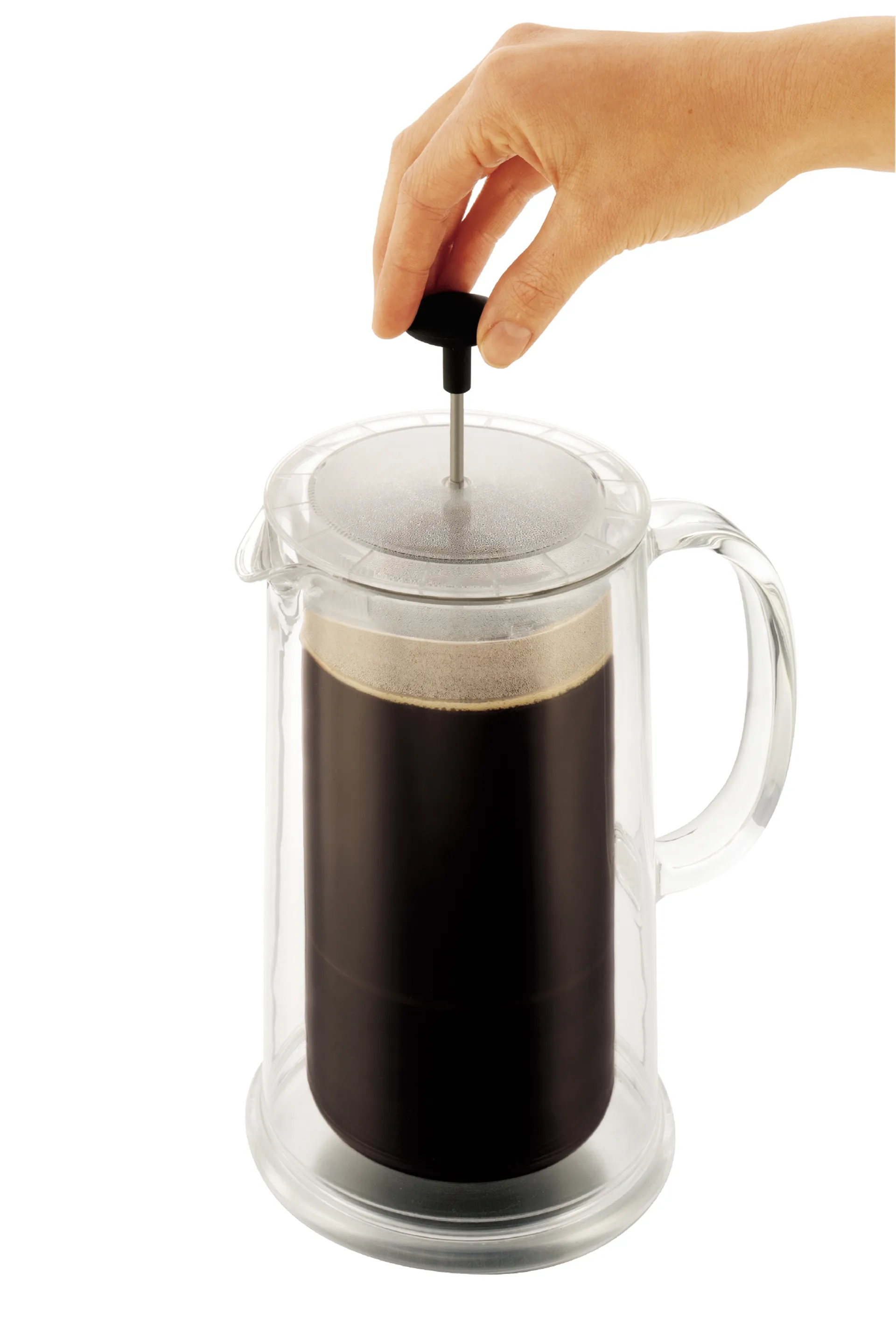 Thermia French Stempelkanne doppelwandig 1 l, Transparent Bodum