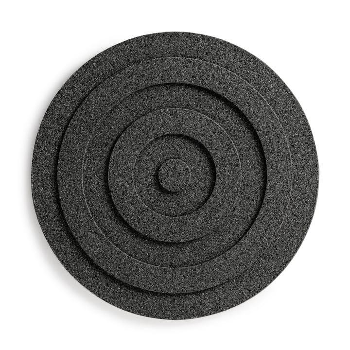 Circle runder Topf-Untersetzer Ø 20 cm, Schwarz Born In Sweden