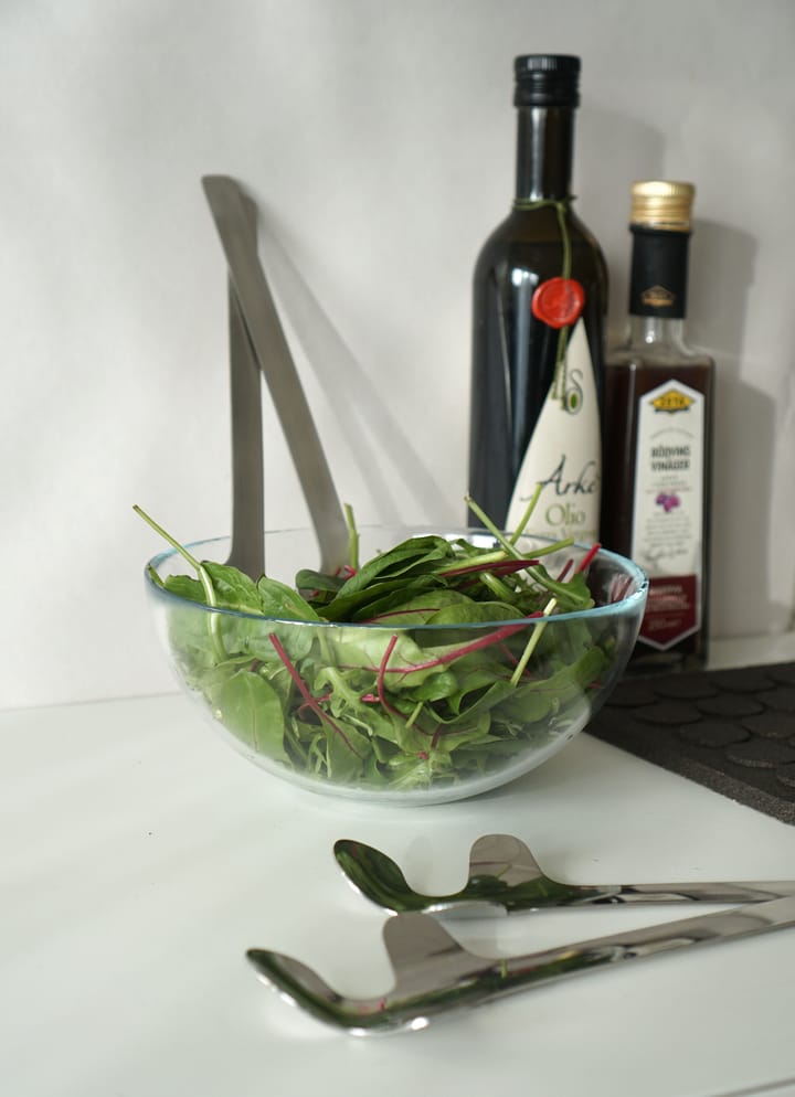 Leaf Salatbesteck, Polished Steel Born In Sweden