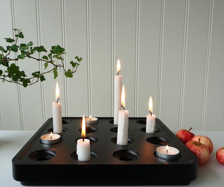 Stumpastaken Kerzenhalter schwarz, Groß Born In Sweden