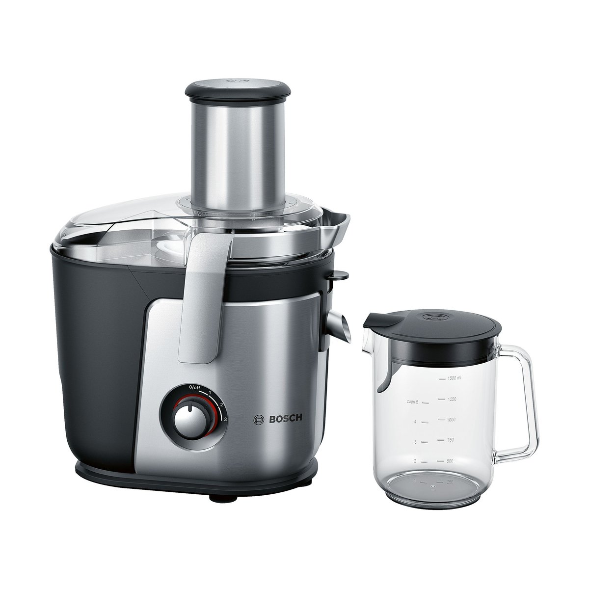 Bosch Bosch VitaJuice 4 MES4010 Entsafter 1200W Silber-schwarz
