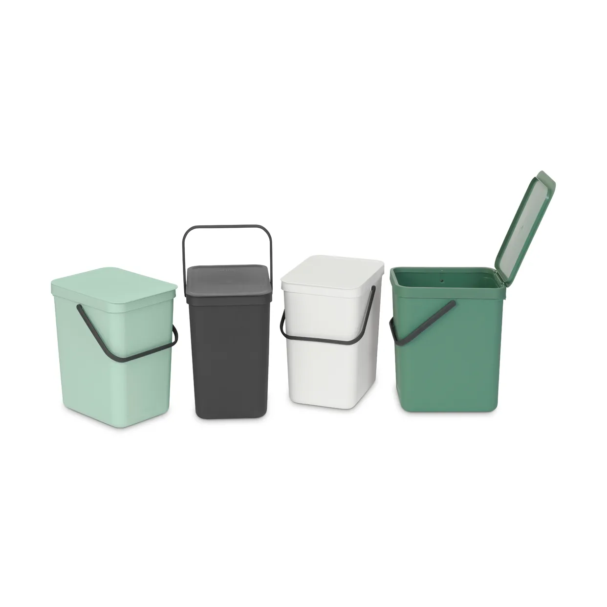 Abfalleimer Sort & Go 25L, Jade Green Brabantia