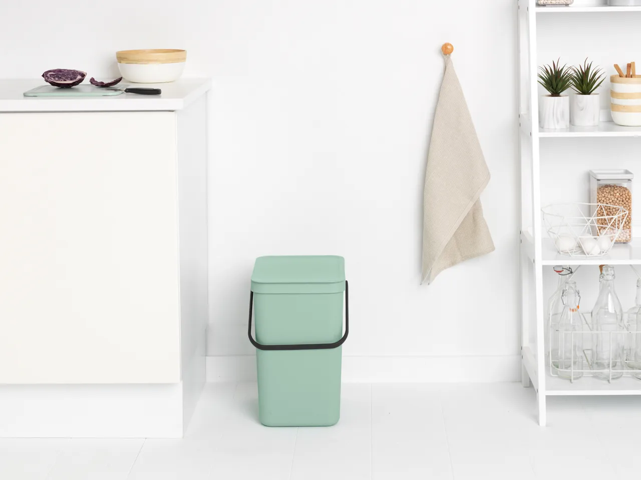 Abfalleimer Sort & Go 25L, Jade Green Brabantia