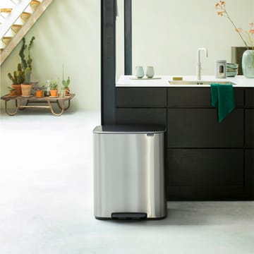 Bo bin Treteimer 2 x 30 L - Stahl matt - Brabantia