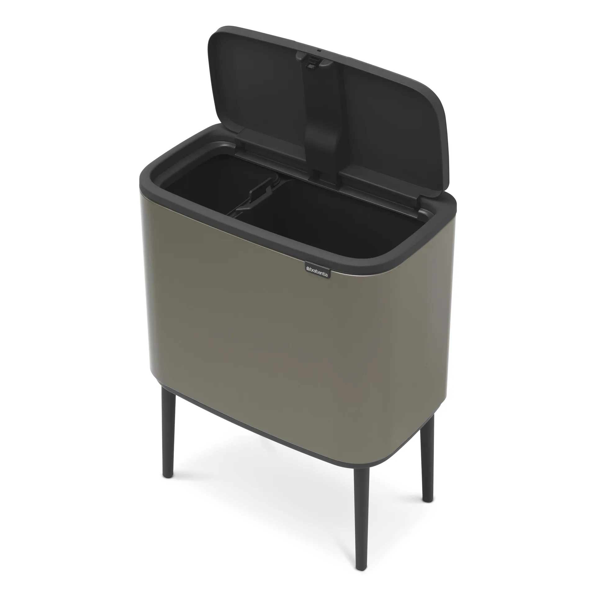 Bo touch bin 11+23 Liter, Platinum Brabantia